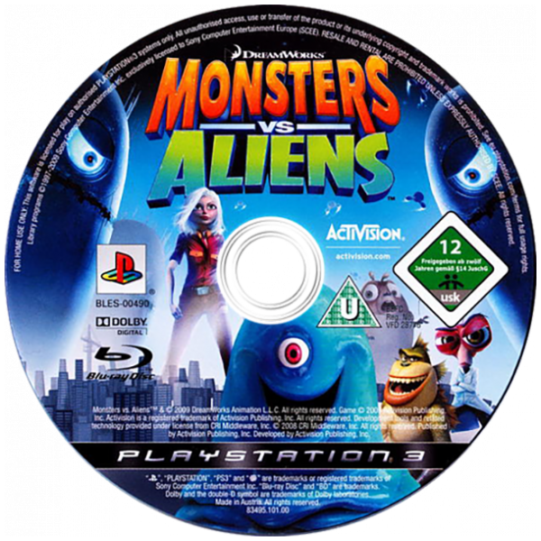 Monsters vs. Aliens — support-2D (EU)