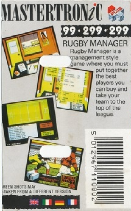 Rugby Manager — box-2D-back (EU)