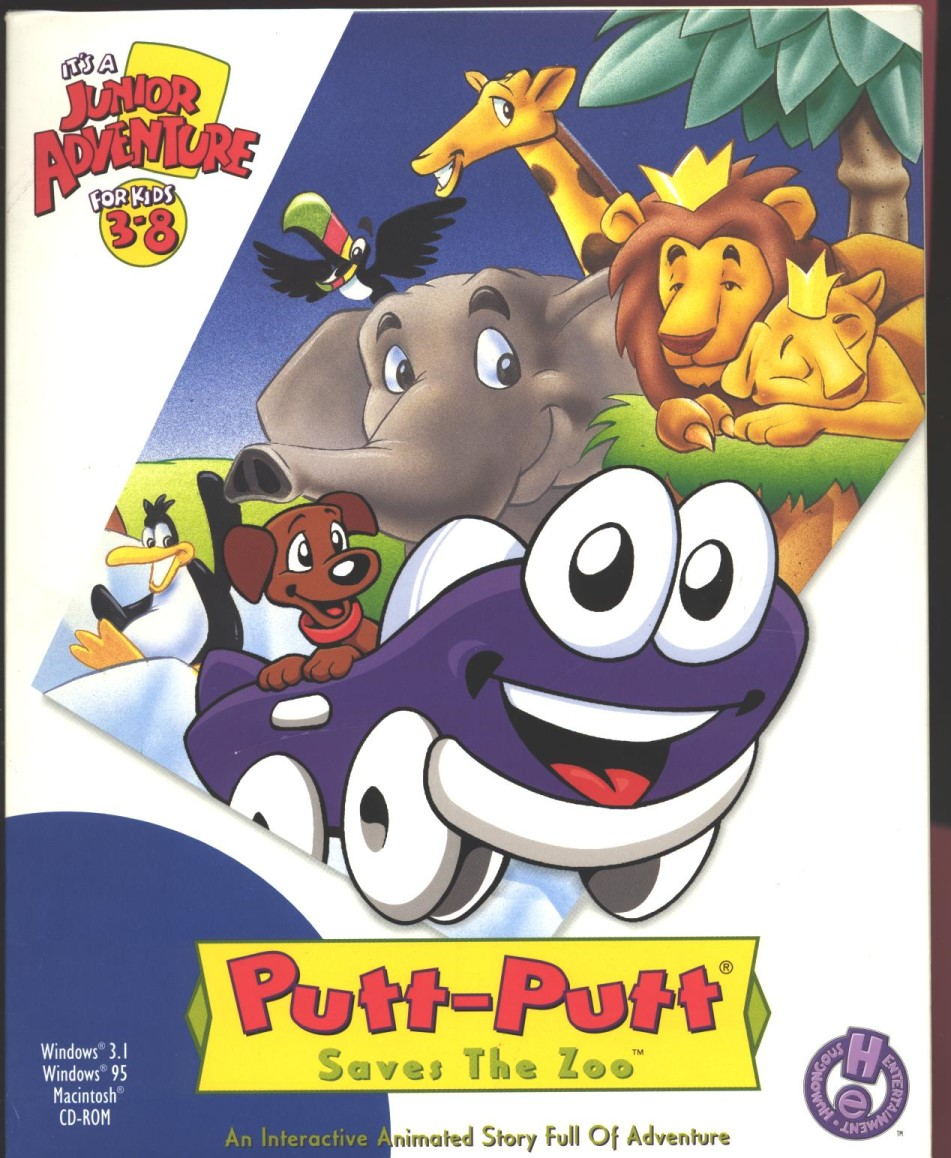 Putt-Putt Saves the Zoo box art