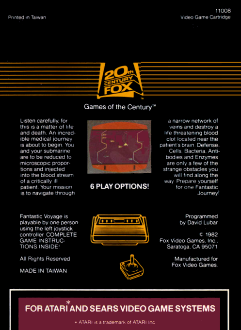 Fantastic Voyage — box-2D-back (US)