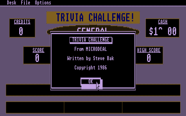 Trivia Challenge — sstitle (WOR)