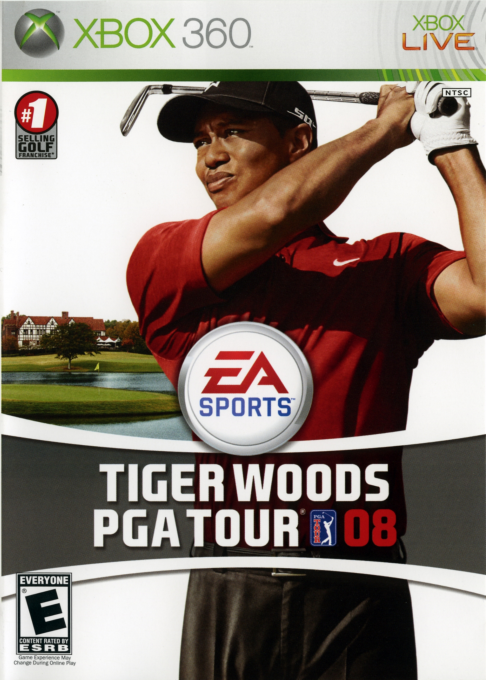 Tiger Woods PGA Tour 08 box art