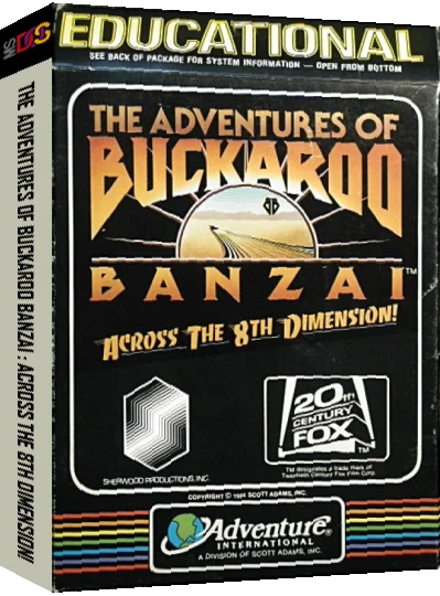 Adventures of Buckaroo Banzai, The - Across the 8th Dimension! — box-3D (US)