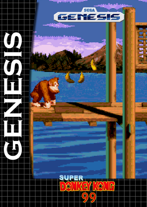 Super Donkey Kong 99 — box-2D (SS)