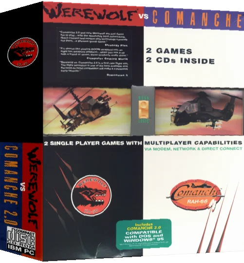 Werewolf Vs. Comanche 2.0 — box-3D (US)