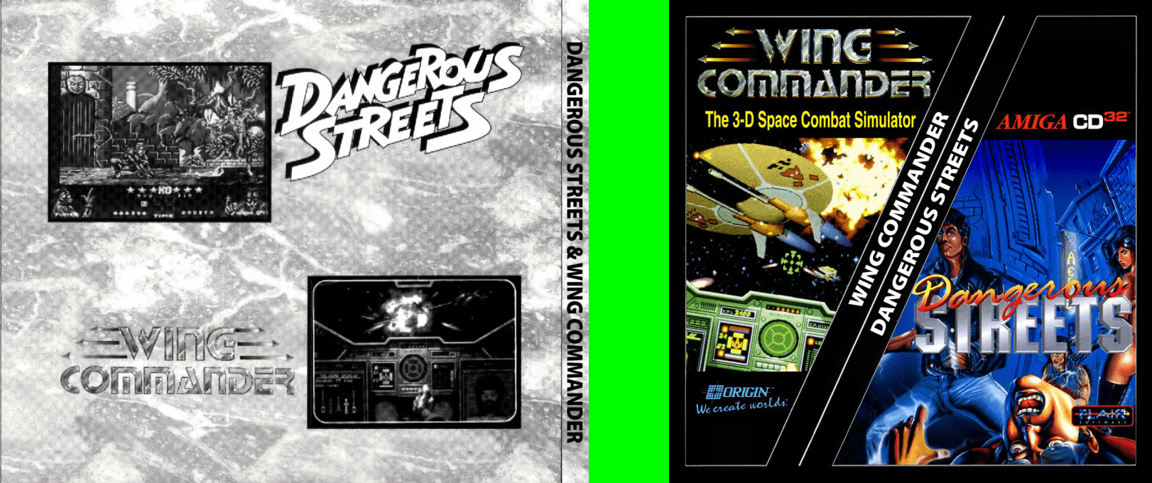Dangerous Streets & Wing Commander — box-texture (WOR)