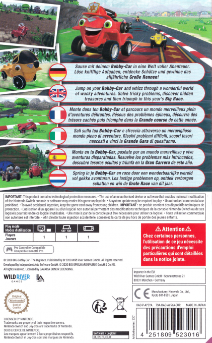 BIG-Bobby-Car: The Big Race — box-2D-back (EU)