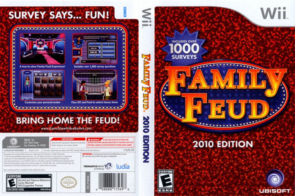 Family Feud - 2010 Edition — box-texture (US)