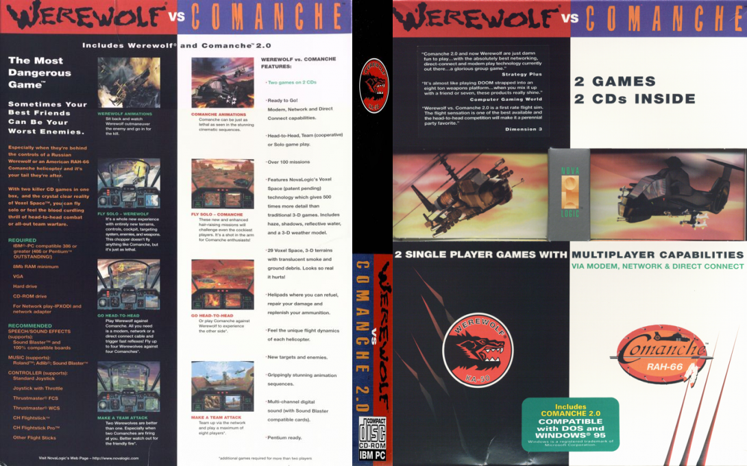 Werewolf Vs. Comanche 2.0 — box-texture (US)