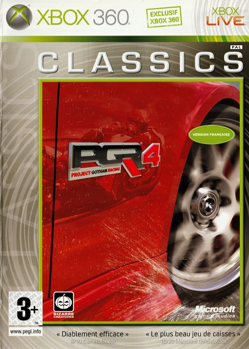 Project Gotham Racing 4 — box-2D (FR)