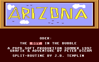 Arizona : The Boy in the Bubble — sstitle (DE)