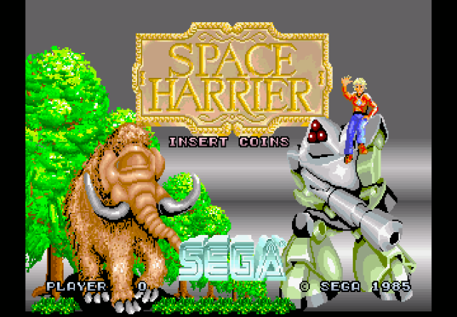 Space Harrier — sstitle (US)