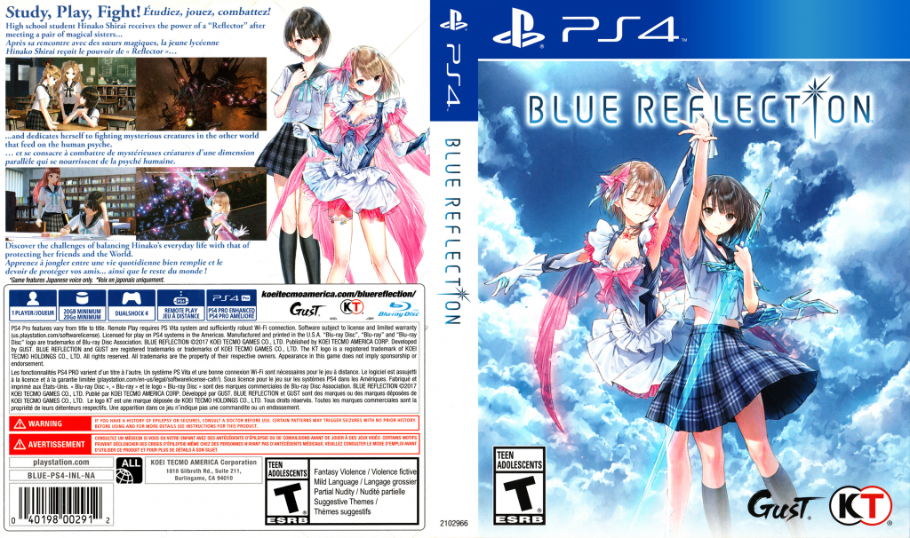 Blue Reflection — box-texture (US)