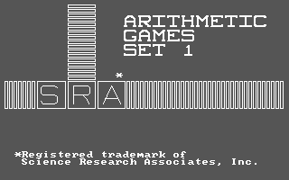 Arithmetic Games Set I — sstitle (WOR)