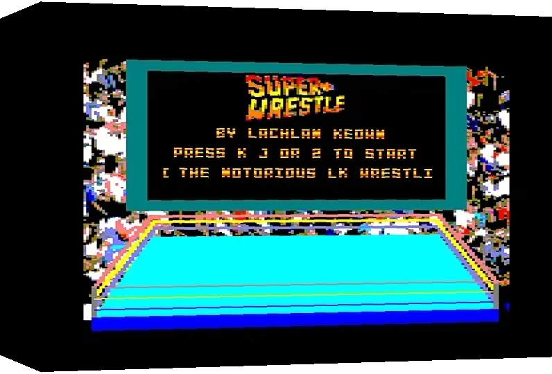 Super Wrestle — box-3D (WOR)