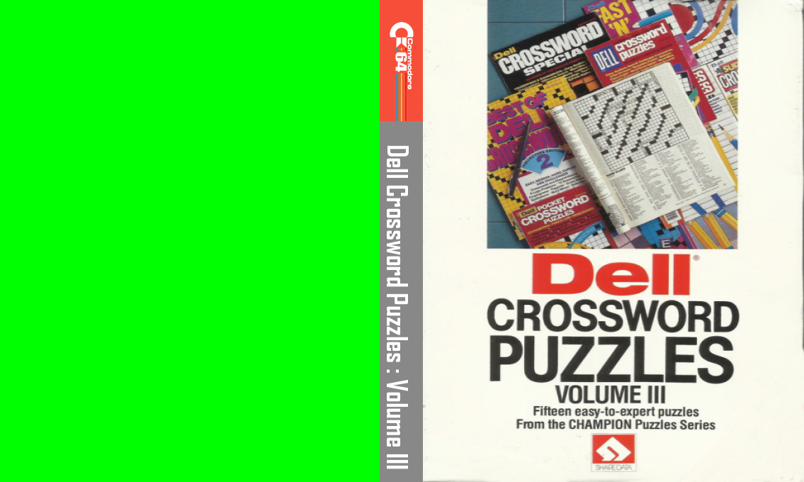 Dell Crossword Puzzles - Volume 3 — box-texture (US)