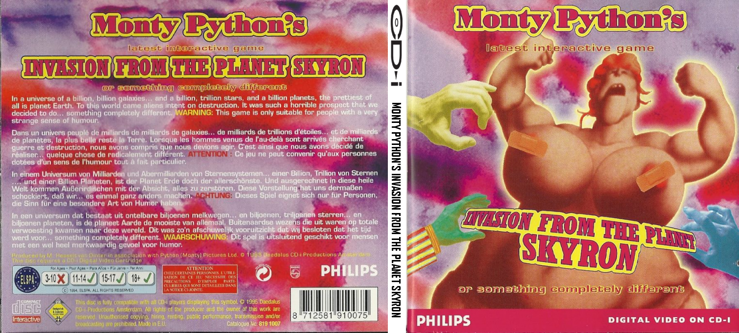 Monty Python's Invasion From The Planet Skyron — box-texture (WOR)