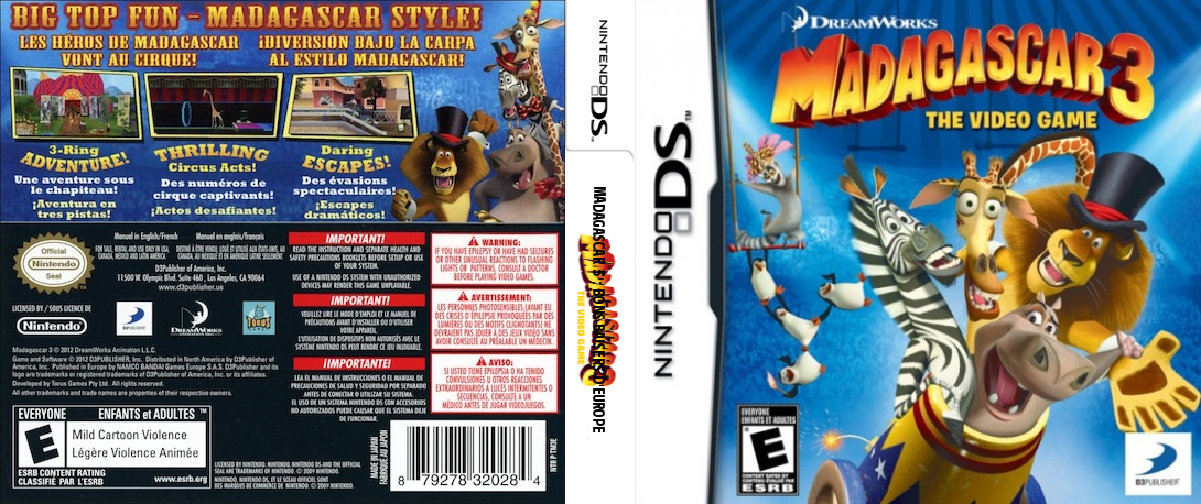 Madagascar 3 - Europe's Most Wanted — box-texture (US)