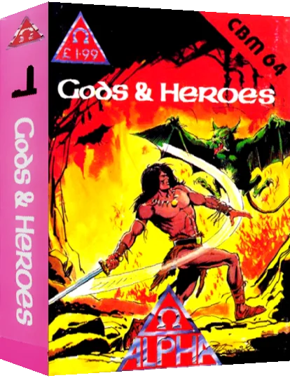 Gods And Heroes — box-3D (EU)