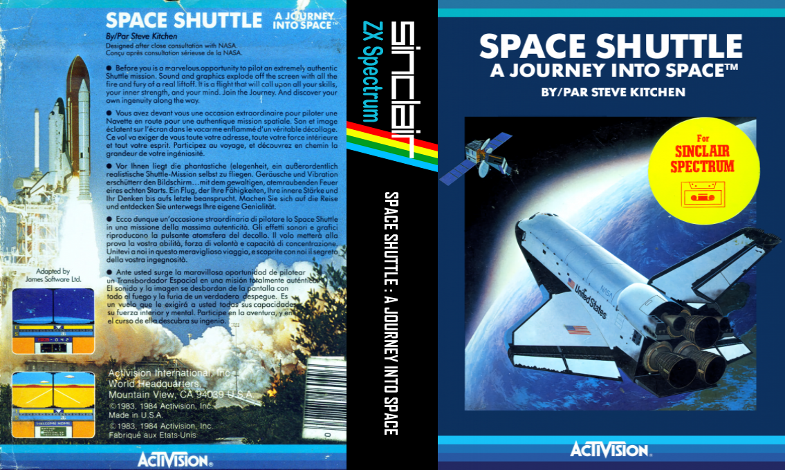 Space Shuttle - A Journey Into Space — box-texture (EU)