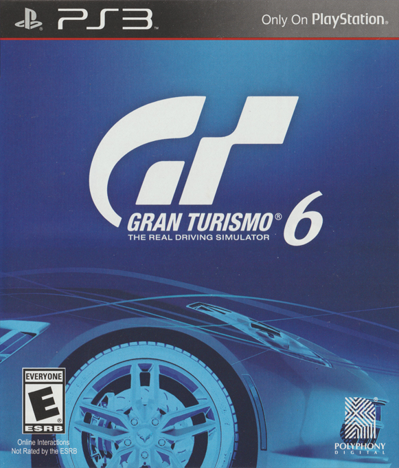 Gran Turismo 6 box art