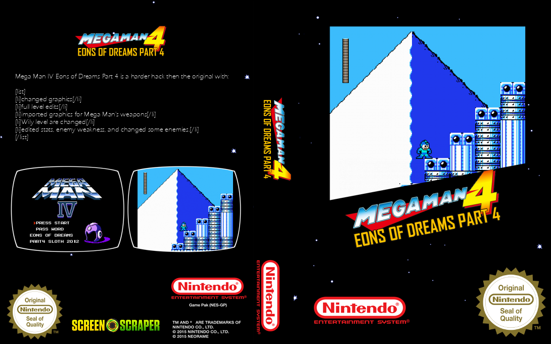 MegaMan IV : Eons Of Dreams Part 4 — box-texture (SS)