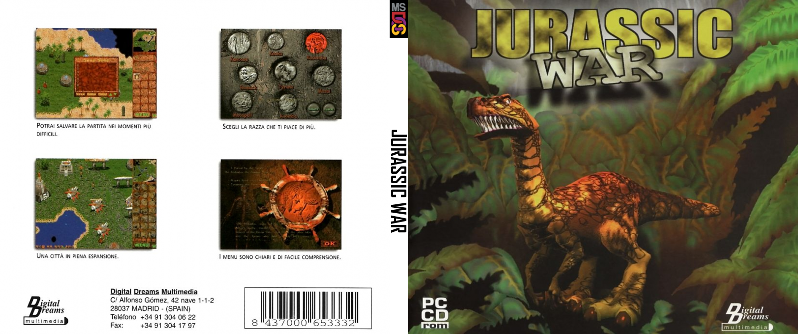 Jurassic War — box-texture (CUS)