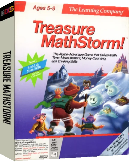 Treasure MathStorm! — box-3D (US)