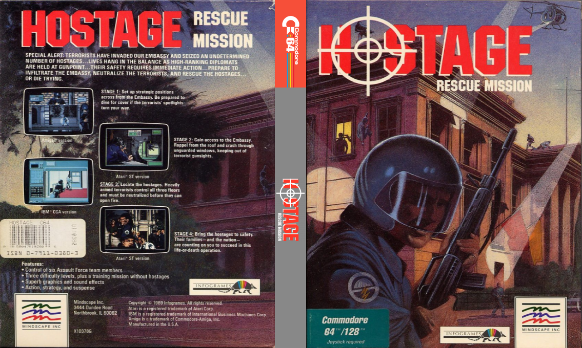 Hostages — box-texture (US)
