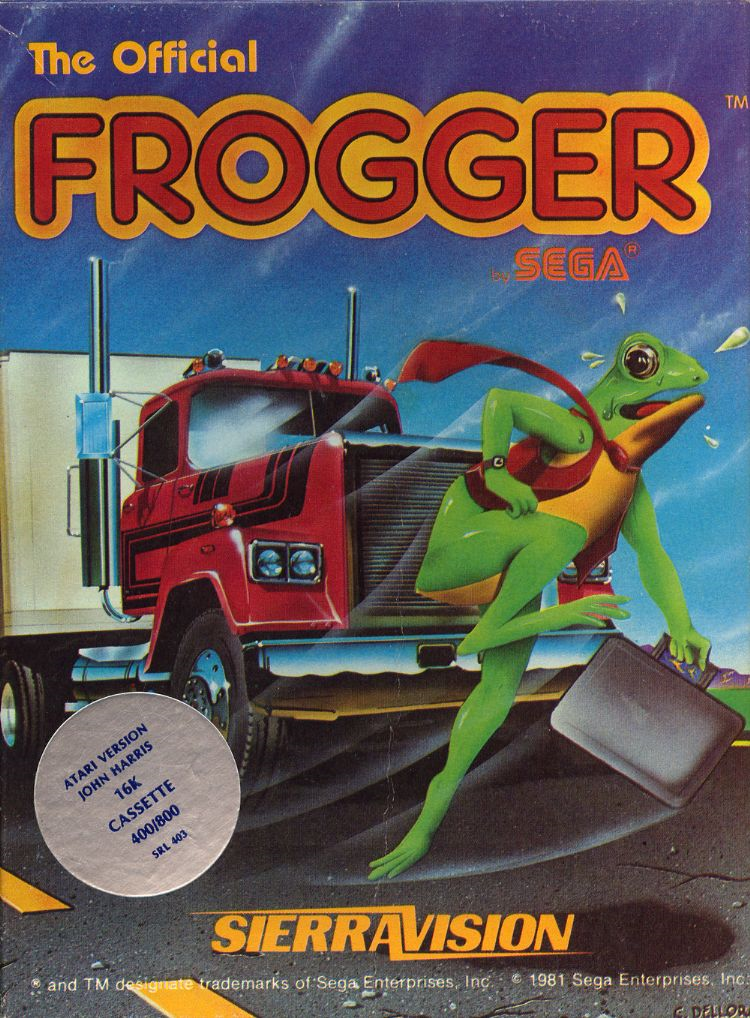 Official Frogger, The box art
