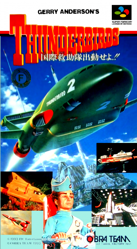 Gerry Anderson's Thunderbirds - Kokusai Kyuujotai Shutsudou Seyo!! box art