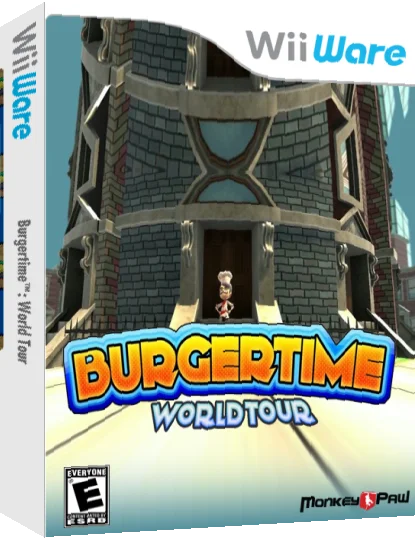 Burgertime World Tour — box-3D (US)