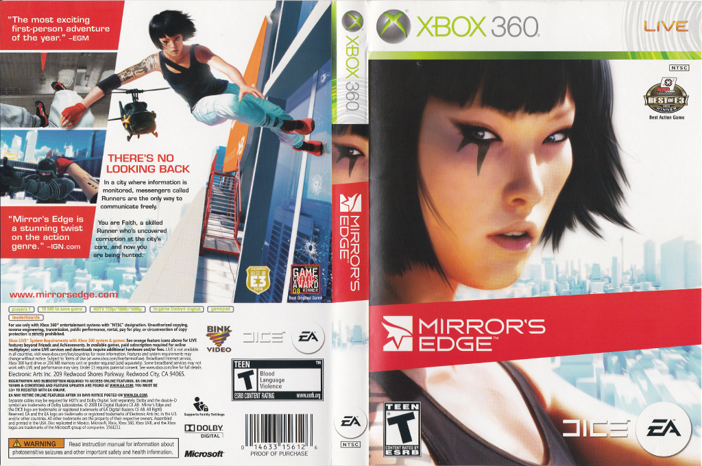 Mirror's Edge — box-texture (US)