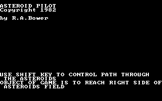 Asteroid Pilot box art