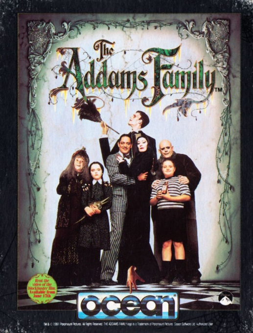 Addams Family, The box art