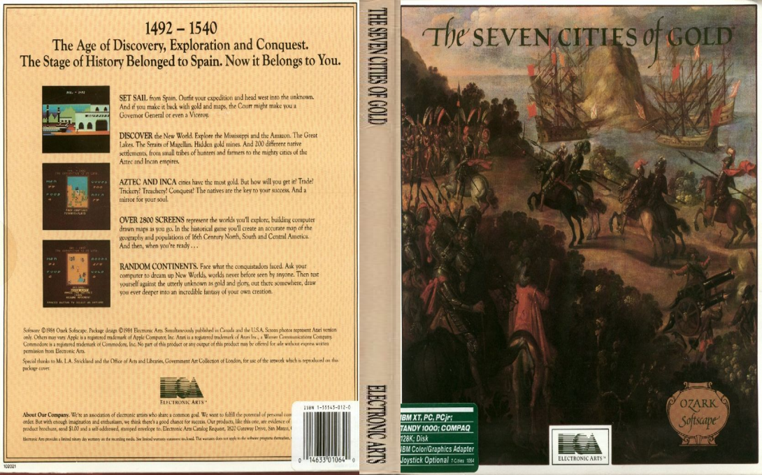 Seven Cities Of Gold, The — box-texture (US)