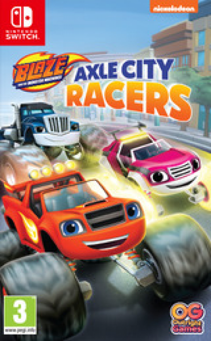 Blaze and the Monster Machines - Axle City Racers — box-2D (EU)