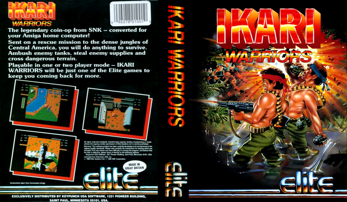 Ikari Warriors — box-texture (US)