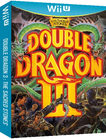 Double Dragon III - The Sacred Stones — box-3D (WOR)