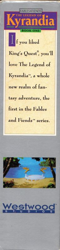 Legend Of Kyrandia - Book One, The — box-2D-side (US)