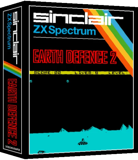 Earth Defence 2 — box-3D (SS)