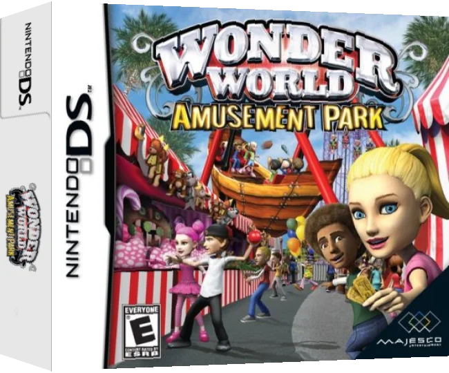 Wonder World - Amusement Park — box-3D (US)