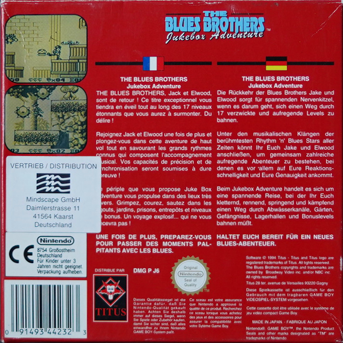 Blues Brothers - Jukebox Adventure, The — box-2D-back (EU)
