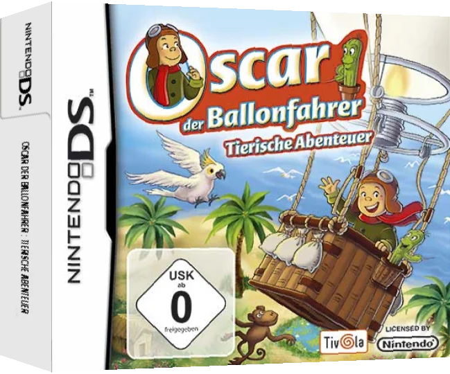 Oscar der Ballonfahrer - Tierische Abenteuer — box-3D (DE)
