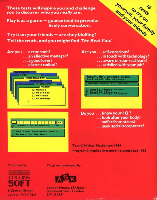 Real You, The — box-2D-back (WOR)