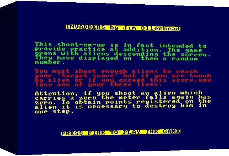 Invadders — box-3D (WOR)