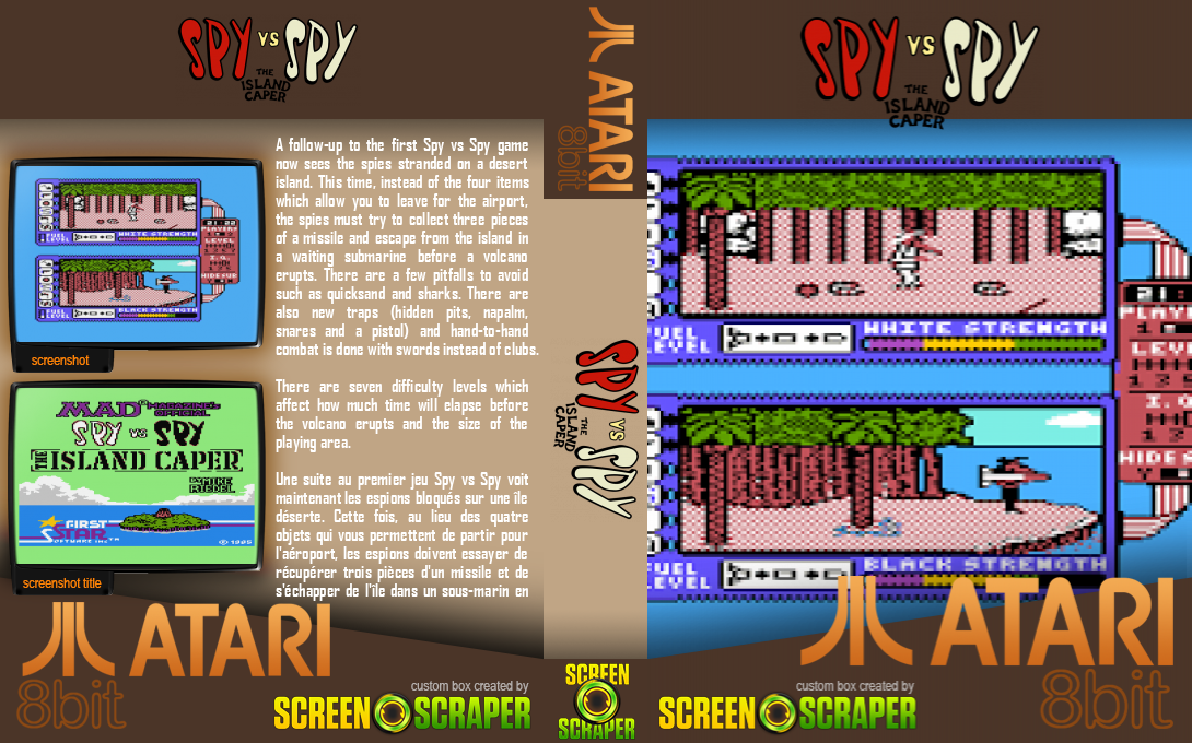 Spy vs Spy - The Island Caper — box-texture (SS)