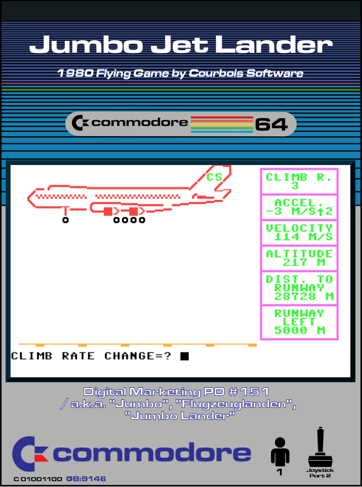 Jumbo Jet Lander box art