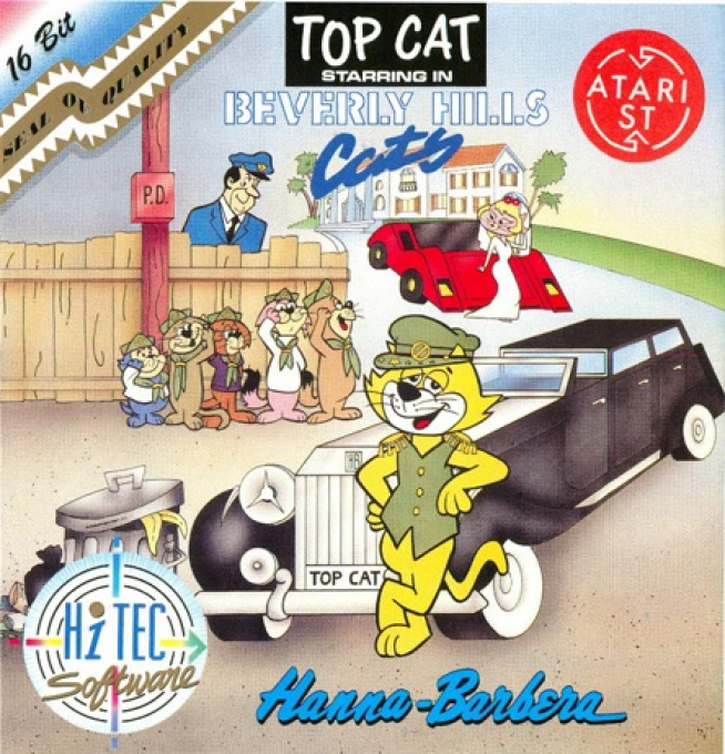 Top Cat Starring in Beverly Hills Cats box art