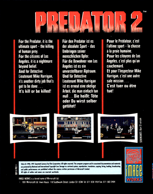 Predator 2 — box-2D-back (EU)
